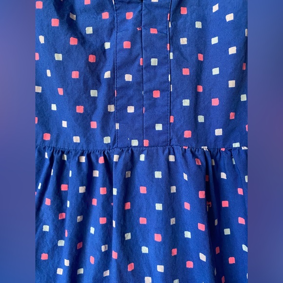 Lily Pulitzer cotton swing dress novella borealis blue pockets Xs - Picture 4 of 10